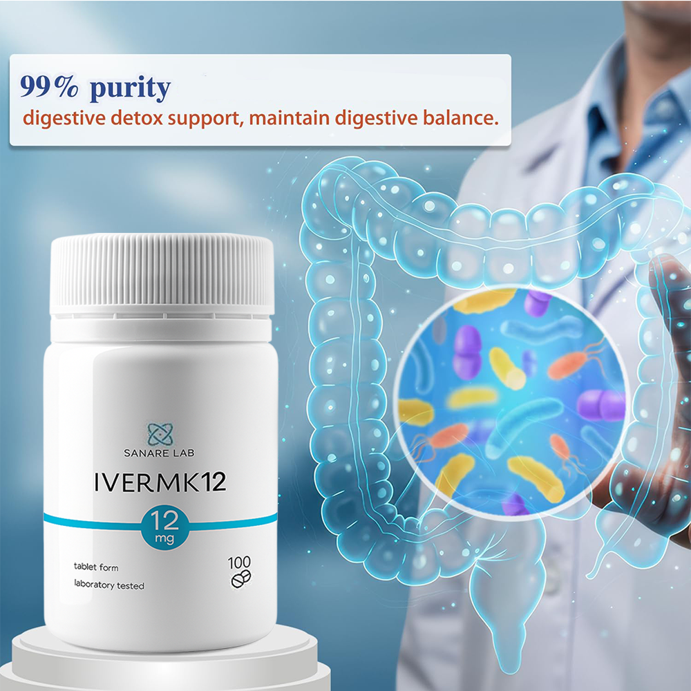 Sanare Lab IVERMK 12 mg 100 Tablets Anti-cancer drugs to eliminate parasites